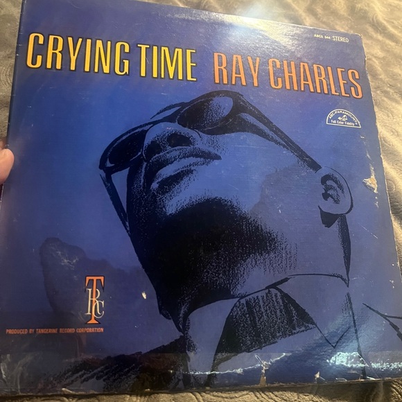 Ray Charles Crying Time 1966 LP Vinyl Record . - Picture 1 of 5